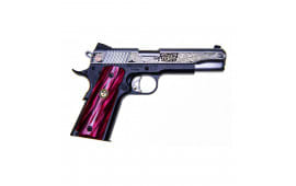 Ruger SR1911 Phoenix, .45 ACP, 5" Barrel, 8rd Magazine, Phoenix Engraved Slide, Red Pearl Kirinite Grips, Skeletonized Trigger & Hammer - 16708