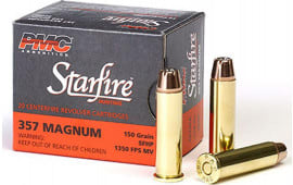 PMC Gold Eldorado Starfire .357 Magnum 150 GR Jacketed Hollow Point Defense/Hunting Load 20rd Box - PMC357SFA