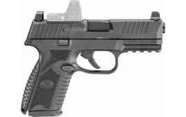 FN 66100588 509 Mid-Size DAO 9MM Semi-Auto Pistol -  4" 10+1 Black Interchangeable Backstrap Grip Black Slide