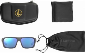 Leupold 181275 Payload Polycarbonate Blue Mirror Lens Dark Gray Polyamide Wraparound Frame Includes Carrying Case, Bag, & Lens Cloth