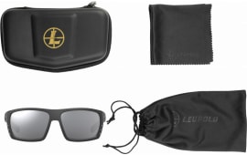 Leupold 181272 Payload Polycarbonate Shadow Gray Flash Lens Matte Black Polyamide Wraparound Frame Includes Carrying Case, Bag, & Lens Cloth