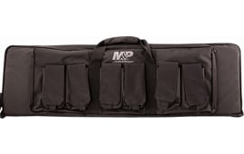 Battenfeld M&P Accessories 110025 Pro Tac 42" Black Nylon with Full Length External Pocket & 6 Magazine Pouches Includes Padded Shoulder Strap