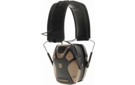 Caldwell 1099603 E-Max Electronic Hearing Muff 23 dB Flat Dark Earth/Black Ear Cup with Black Headband