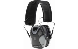 Caldwell 1099602 E-Max Electronic Hearing Muff 23 dB Gray/Black Ear Cup with Black Headband