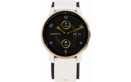Garmin 010-02496-02 Venu 2 Plus Ivory/Cream Gold Rechargeable Touchscreen Fitness Watch 43mm Amoled Display Diameter