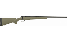 Howa HGR72503 M1500 24" HB T/C Green Fixed Hogue Pillar-Bedded Overmolded Stock Right Hand (Full Size)