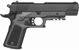 Recover Tactical CC3P-0401 Frame Grip Gray Polymer Frame with Interchangeable Black & Gray Panels for Standard Frame 1911