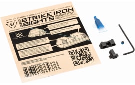 Strike Industries P320-SIGHTS-STN Iron Sights Standard Height Black Stainless Steel for Sig P320