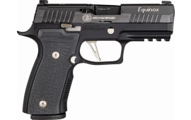 Sig Sauer 320AXGCA9CWEQR210 P320 AXG Equinox 3.90" 10+1 Black Anodized Frame with Two-Tone Stainless Steel with Optics Cut Slide & Black Carry AXG Polymer Grip