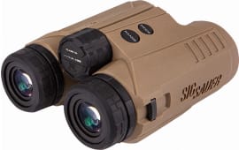 Sig Sauer Electro-Optics SOK10K11 KILO10K-ABS HD Binocular Rangefinder Flat Dark Earth Rubber Armor 10x42mm 10000 yds Max Distance 304x256 Active Matrix Oled Display