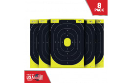 EZ-Aim 15372-30 Splash Shooting Target Oval Paper Target 12.50" W x 18.25" H 8 Per Pkg