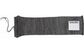 Allen 13170 Firearm Sock made of Gray Silicone-Treated Knit with Custom ID Labeling Holds Handguns 14" L x 3.75" W Interior Dimensions