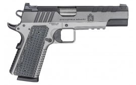 Springfield Armory 1911 Emissary .45 ACP Semi-Automatic Pistol, 5" Barrel, Stainless Steel Finish, VZ Thin-Line G10 Grips - PX9220L
