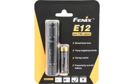 Fenix FXE12 E 12 Black Hardcoat Anodized Aluminum White 8-130 Lumens Cree LED 289 ft Range