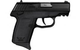 SCCY CPX-1 Gen 3, 9mm Polymer Frame Pistol W/ Safety, Black Slide On Black Frame, DAO 10+1 W/ 2 Mags  - CBBKG3 