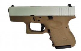 Glock 26 Gen 3 Semi-Automatic 9mm Pistol FDE/GREY 10 Round - UI2650204FDEG