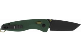 S.O.G SOG-11-41-13 Aegis AT 3.13" Folding Tanto Plain Black TiNi Cryo D2 Steel Blade/Forest w/Moss Accents GRN Handle
