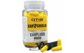 Otis FGESHFPNC50 Ear Shield Premium Earplugs 33dB In The Ear Made of Yellow Foam 50 Pairs (100 Pieces) Includes Waterproof Case