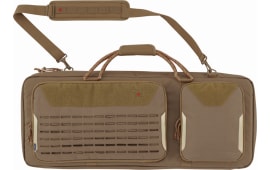 Tac Six 10830 Squad Tactical Pistol Case 32" Coyote with Large Exterior & Interior Pockets