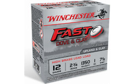 Winchester Ammo WFD127B Fast Dove & Clay 12GA 2.75" 1oz #7.5 Shot - 25sh Box
