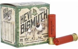 HEVI-Shot HS18704 Hevi-Bismuth Waterfowl 28GA 2.75" 1oz #4 Shot - 25sh Box