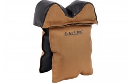 Allen 18413 X-Focus Window Shooting Rest Prefilled Front Bag made of Coyote with Black Accents Polyester, weighs 1.29 lbs, 5.50" L x 7" H & Tacky Grip Bottom