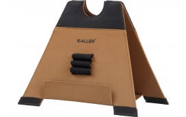 Allen 18414 X-Focus Shooting Rest made of Coyote with Black Accents Polyester, weighs 1.26 lbs, 12" L x 10.50" H & Foldable Design