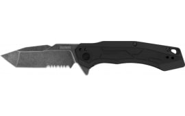 Kershaw Analyst Tanto Assisted Folding Knife Black FRN (3.25" BW Serr)