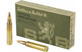 Sellier & Bellot - Case - S&B 5.56x45mm NATO 55gr FMJ Brass Case Non-Corrosive - 1000 Round Case - 556A