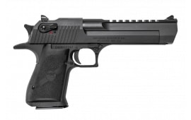 Magnum Research Desert Eagle Mark XIX Semi-Automatic 429 DE Pistol, 6" Barrel, 7+1 Capacity, Matte Black with Beavertail & Rugger Grip - DE429
