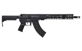 CMMG RESOLUTE Mk47 Semi-Automatic 7.62x39mm Rifle, 14.3" Barrel with Pinned & Welded Muzzle Device, 30+1 Capacity - Armor Black Cerakote - 76AED0A-AB