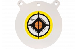 EZ-Aim 15600 Hardrock Shooting Target Handgun/Rifle Gong Yellow/White/Black AR500 Steel 10" L x 10" W x 0.50" H 1/2" Thick
