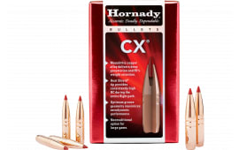 Hornady 261104 CX 6.5mm 120 GRCopper Solid 50 Per Box