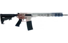Great Lakes Firearms AR-15 Rifle, .223 Wylde 16" 416r Stainless Steel Barrel, 15.25" M-LOK Rail, 7075 T6 Receiver, Red, White, and Blue Cerakote Finish, GL15223SS F-RWBL