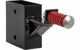 EZ-Aim 15515 Gong Hanger with Recoil Spring Black Powder Coated Steel, 5.50" Long & is compatible with 2" x 4" Lumber