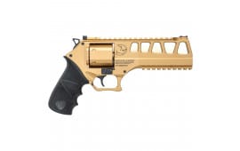 Chiappa Rhino 60DS L Frame, .44 Magnum, 6" Barrel, 6rd Capacity, DA/SA, Fiber Optic Sights, GOLD PVD - 340.355