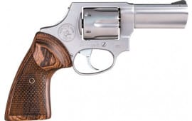 Taurus 2-856EX39CH Executive 856 3" FS 6-SH0T .38 Spl +P Revolver, SS Walnut