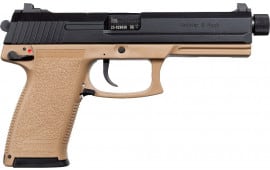 Heckler & Koch MK23 .45 ACP Semi-Automatic Pistol, 5.87" Threaded Barrel, 12+1 Capacity - FDE/Black - 81000868