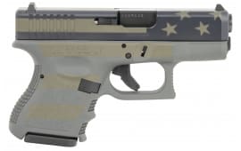 Glock 26 Gen 5 Semi-Automatic 9x19mm Pistol - Operator Flag Cerakote - UI2650204-OP