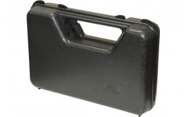 MTM Case-Gard 803rd Pocket Pistol Case made of Polypropylene with Black Finish, Foam Padding, Hinge & Latches 9" x 5.60" x 2" Interior Dimensions