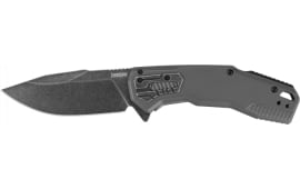 Kershaw Cannonball Folding Knife 3-1/2" Drop Point Blade Grey