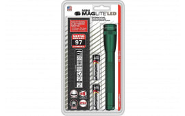 Maglite SP2239H SP22 Mini Maglite 2 AA-Cell LED Flashlight w/ Holster Green