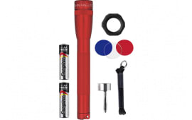 Maglite SP2203C Mini Maglite 2 AA-Cell LED Flashlight Combo Pack Red