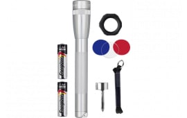 Maglite SP2210C Mini Maglite 2 AA-Cell LED Flashlight Combo Pack Silver