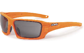 ESS EE9018-17 Rollbar Tactical Sunglasses Hi-Vis Orange Frame Clear/Smoke Lens