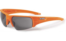 ESS EE9019-18 Crowbar Tactical Sunglasses Hi-Vis Orange Frame Clear/Smoke Lens
