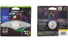 Nite Ize SKL2SR-07S-R6 SpokeLit Rechargeable Wheel Light - Disc-O Tech