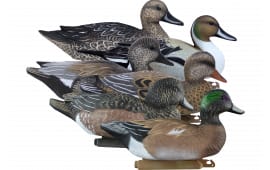 Higdon Outdoors 16993 Battleship Puddle Pack Gadwail/Pintail/Wigeon Species Multi Color Foam Filled 6 Pack