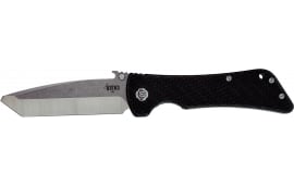 Diamondback Knifeworks SG02050008 Bad Monkey Emmerson Folding Tanto Plain Satin S35VN SS Blade Textured Black Carbon Fiber Handle