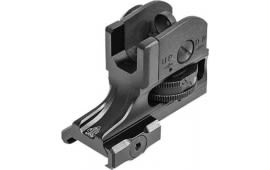 UTG Leapers AR15 Super Slim Fixed Rear Sight, Picatinny, Black - MT-950RS03